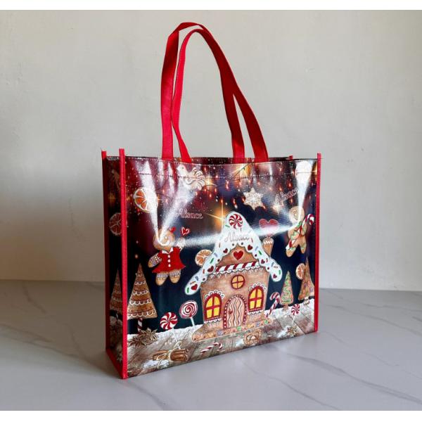 Custom Logo Printed Reusable Spunbond Non-Woven Fabric Shopping Bag Durable And Eco-Friendly Custom Non-Woven Bag Shopping Bag Non Woven Foldable Tote