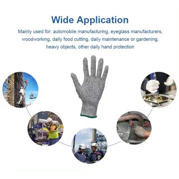 EN388 Safety Protection Cut-resistant Gloves Anti-cutting Series Safety Gloves Wear-resistant Tear-resistant