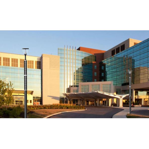 267x235.5x1100mm DLC IP65 Cylinder Solar Lights Smart Sensor