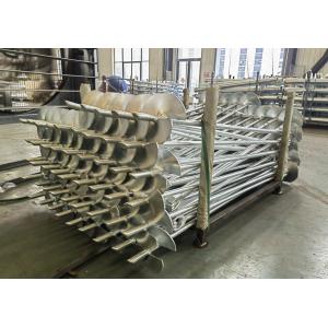 Prefabricated Galvanized Steel Round Spiral Ground Anchor Helical Screw Piles