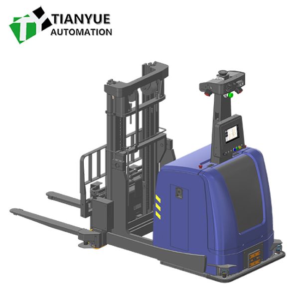 Intelligent Unmanned Forklift Heavy Duty Forklift Truck with 24V/230AH Battery Capacity 3000mm Lifting Height and 2000KG Load Weight