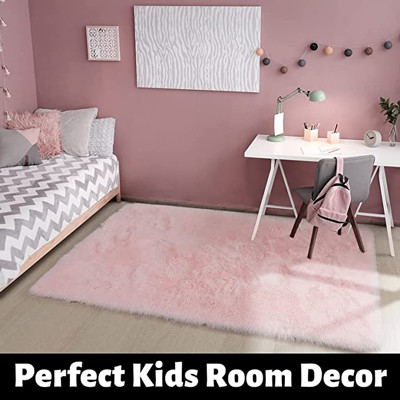 Multicolor Fluffy Shag Rug For Living Room Kids Room