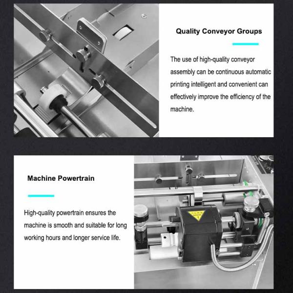 MY-300 Desktop Coding Printing Equipment Date Stamp Machine Automatic Stainless Steel Solid Ink Wheel Coding Machine