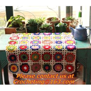 Crochet Afghan Throw Blanket Handmade, table cover, handmade crochet, blanket,