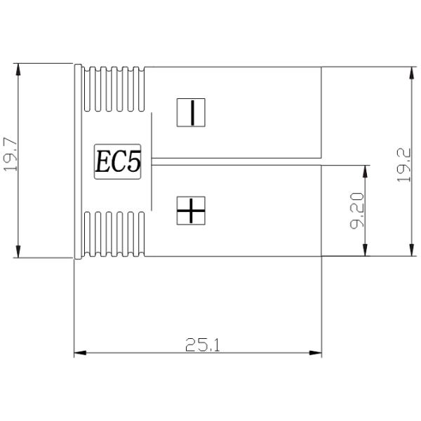 Male Female Gold Plated Banana Plug EC5 Bullet Connectors For RC FPV Drone Lithium Battery