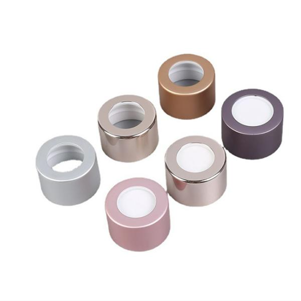 28/410 Disc Top Cap Glass Aluminium Diffuser Caps Lids With Liner