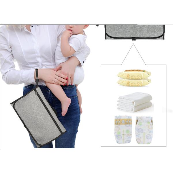 Breathable Waterproof Changing Pad For Baby Travel 35*25cm