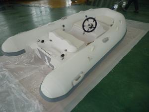 Quality 11 Ft 4 Person Inflatable Boat For Patrolling , Delicate Model Orca Hypalon Rib Boat for sale