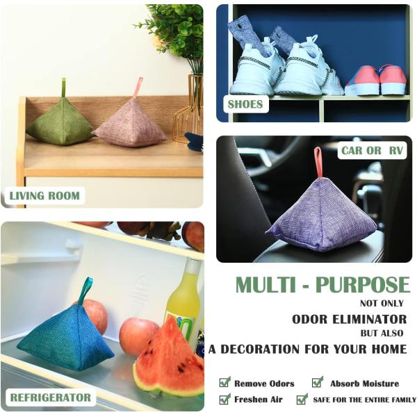 Natural Air Purification with Activated Bamboo Charcoal Bags OEM and MSDS Certified