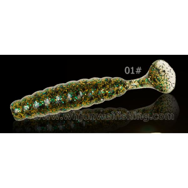 T-Tail 6cm 3.2g plastic soft Grubs fishing lure artificial bait