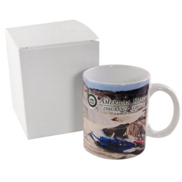 ceramics mug color paper box cup packaging flat gift box coffee cup gift box