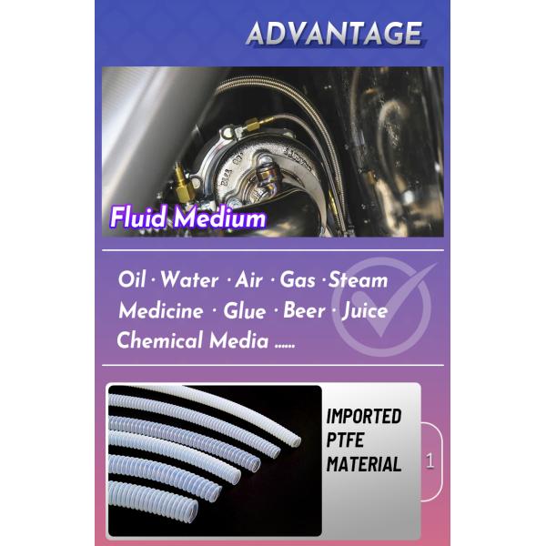 Smooth Bore PTFE Inner Tube for Power Steering in Industrial Applications