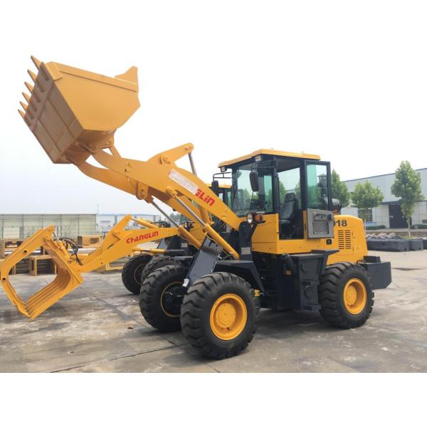 Changlin ZL18H Mini Wheel Loader Small Bucket 1cbm Or 1.5cbm Rated 2000kg Weight 5000kg