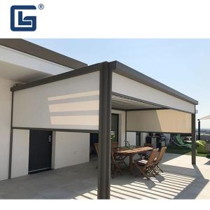 Quality Garden IP67 Aluminum Louvered Pergola Bioclimatic Snow Resistant UV Protection for sale