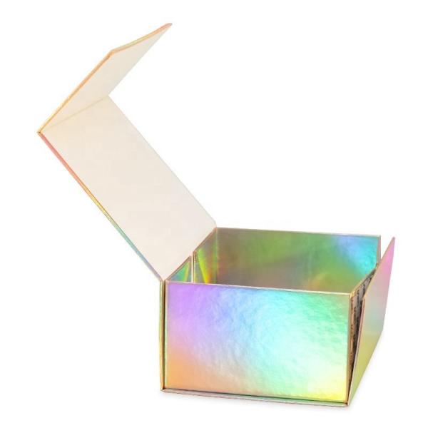 Matt Laminated Rigid Foldable Magnetic Cardboard Gift Boxes For Wedding Gowns Customized