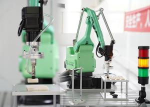 Quality Mechanical Grabbing Telescopic 4 Axis Robotic Palletizer for sale