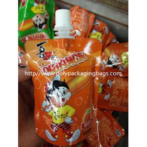Quality Customized Jelly Packaging Stand Up Spout Pouch in Laminated Plastic for sale