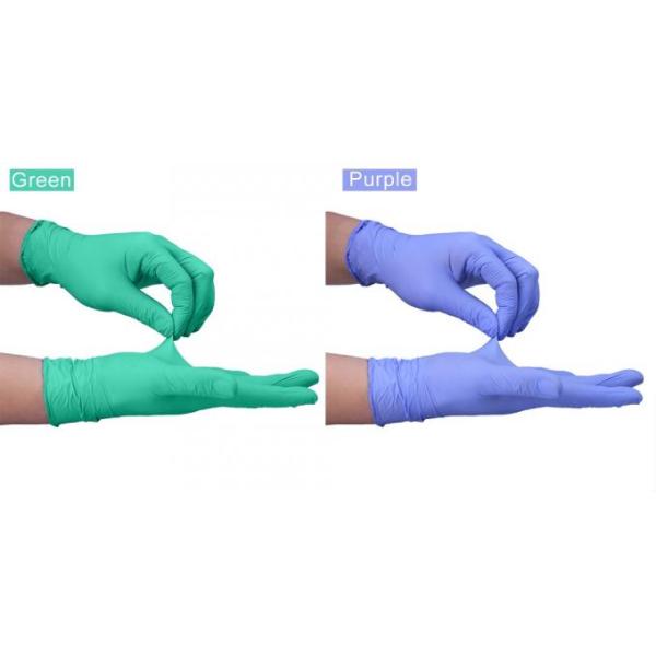 Waterproof Disposable Medical Gloves 100% Latex Material Thickness 3-9 Mil