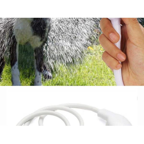 Pet Cleaning Brush Sprayer Animal Shower Quick Contact Nozzle