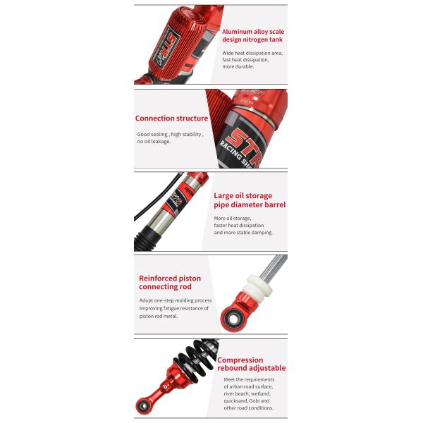 Ford F150 2.5 OE Shock Absorber Suspension Kit ST8000 2.25 Inches