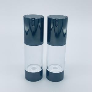 Black Transparent Acrylic Airless Bottle Airless Cosmetics