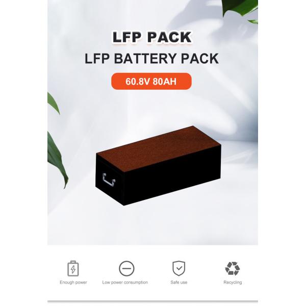 60.8V 80Ah Electric Vehicle Lithium Battery Li Ion Cell LiFePo4 Battery Pack For Three Wheeler