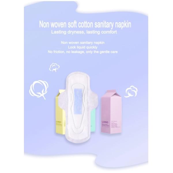Soft Comfortable Non Woven Cotton Female Sanitary Napkin
