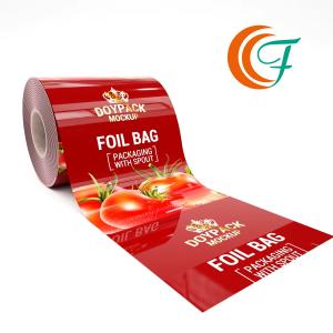 Flexible Packaging Film Food Grade Potato Chips Packaging Roll Film