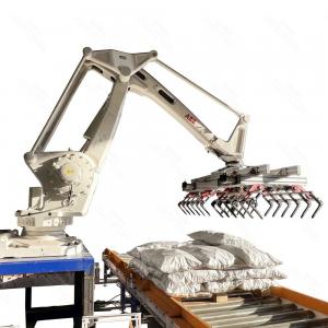 China Robotic Bag Stacking Carton Box Palletizer Machine Mechanical Stacker on sale
