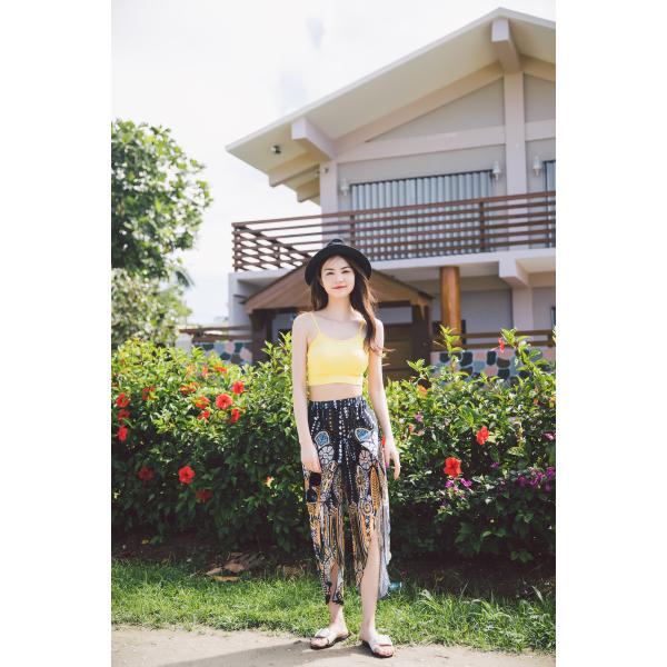 Scoop Neck Top With High Waist Women Swimwear 3 Pieces Beach Wear Bathing Suit Women