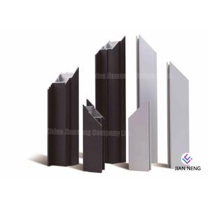 60 Series Soundproof Aluminium Glazing Profiles , Thermal - Break Window Frame