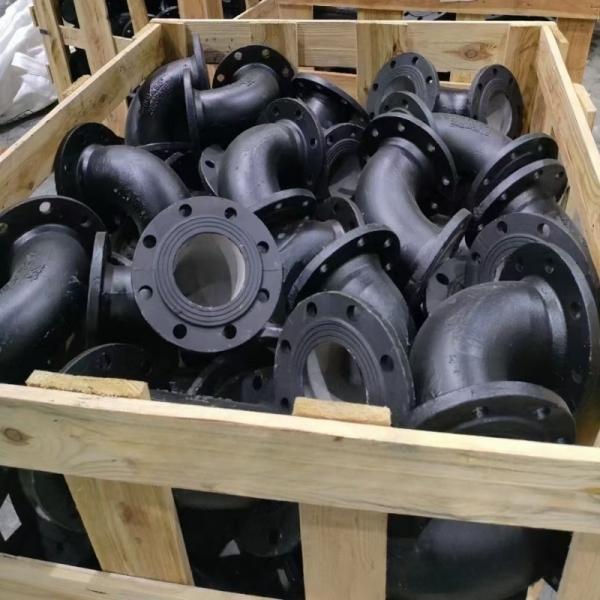 DI Flange Elbows Used In Water Supply Drainage Industrial Fluid Transportation