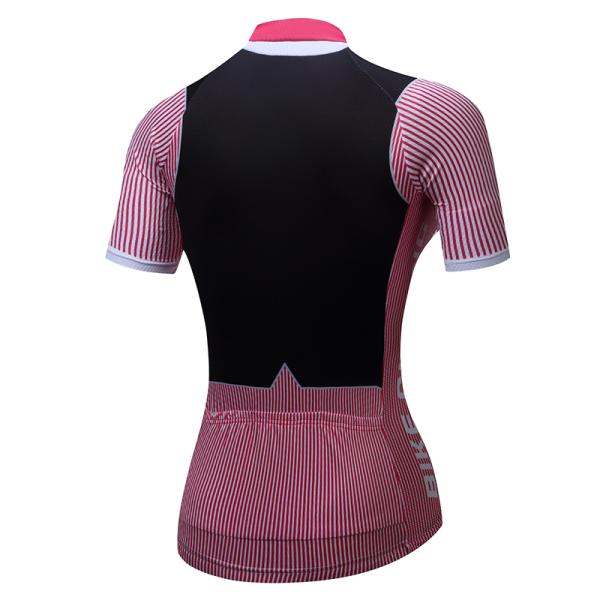 Female Mountain Bike Riding Jersey Short sleeved Cycling Gravel Jersey