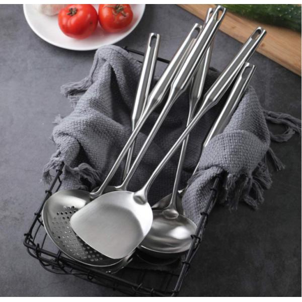 8pcs Stainless Steel Kitchen Utensil Sets Unbendable Anticorrosive