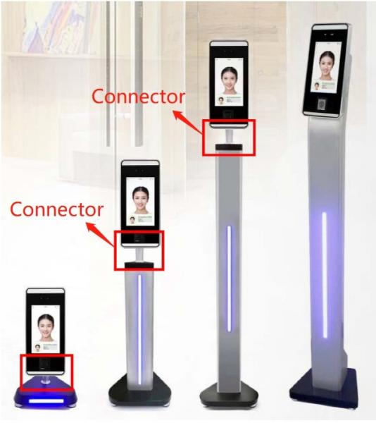 60cm Children Face Recognition Stand Display Racks With Metal Structures