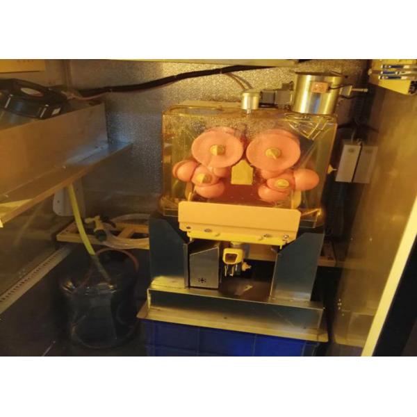 Freshly Squeezed Orange Juice Vending Machine Cooling System For 350ml One Cup
