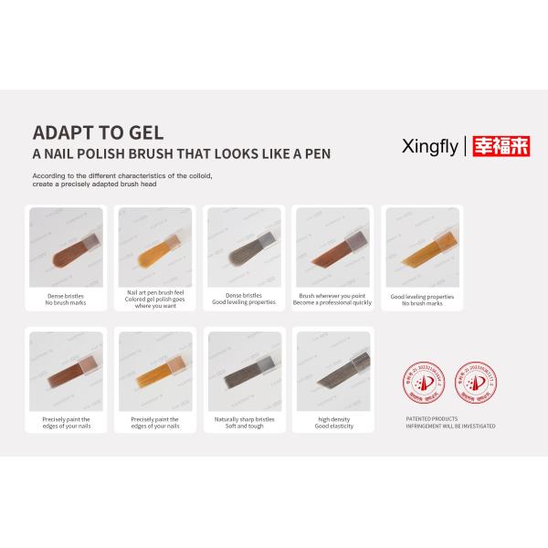 17ml Gel Polish Square Bottle Custom Spray Paint Glass Bottle Surface Uv Nail Polish Bottle