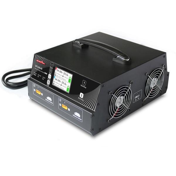 Big Power 2400-6S 4X600W 25A 6S LiPo LiHV Balance Battery Charger With 4 Port