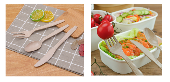 Enviromentally 165 Mm Wheat Spoon For Catering Event 1/1000pcs