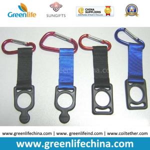 Carabiner with belt key chain, custom logo printing key chain