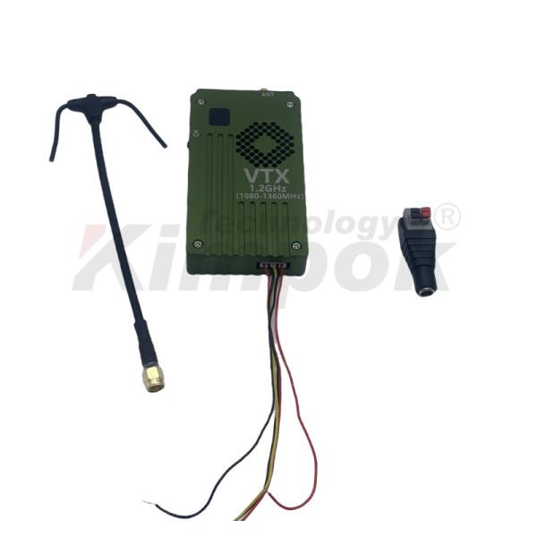 1.2G VTX 1.2Ghz 8W FPV Video Transmitter Receiver Ultra Long Range Video Link Image Transmission Drone VTX