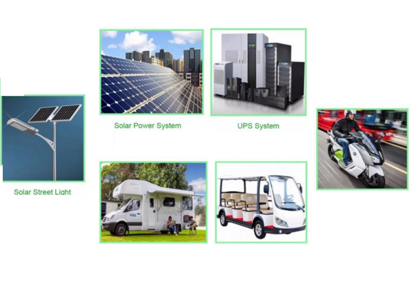 Solar Street Light 12V 24V Solar Battery LiFePO4 30Ah Waterproof Standard Discharge