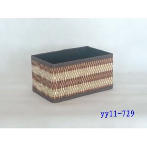 Quality folding bamboo storage basket for sale