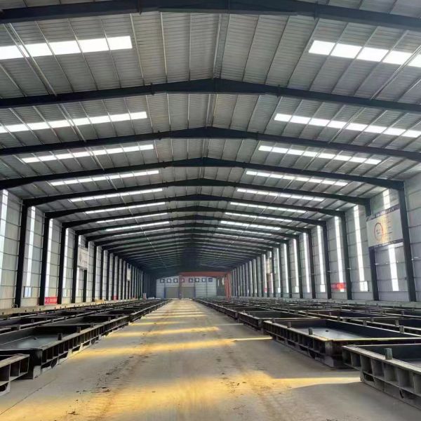Anti Fire Prefab Steel Frame House , Industrial Steel Frame Building Factory