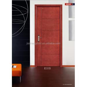 Modern Apartment Teak Wood Main Door Waterproof 208cm Height