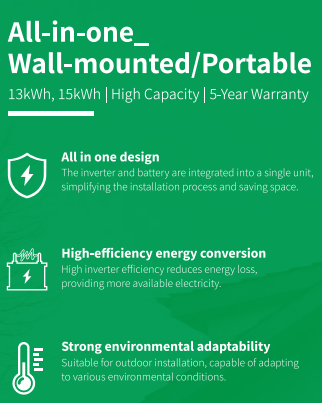 15kWh 13kWh DB All In One Lithium Battery Storage For Permanent Temporary Installations