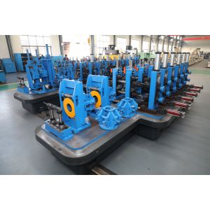 Cold Rolled Steel Strips Tube Making Machine With Online Finish