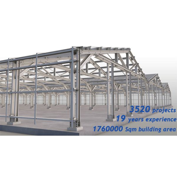 Steel Structure Metal Frame Building Warehouse Q345B Q355