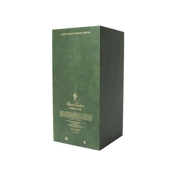 ISO9001 Certified Acrylic Lined Cologne Gift Box , Magnetic Flap Box 12*12*25cm