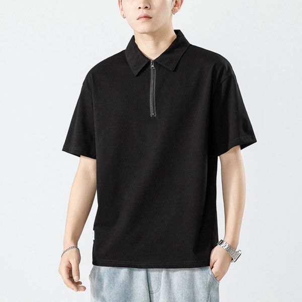 Custom Logo T Shirt Plus Size Printing Men&prime;s Polo Shirt